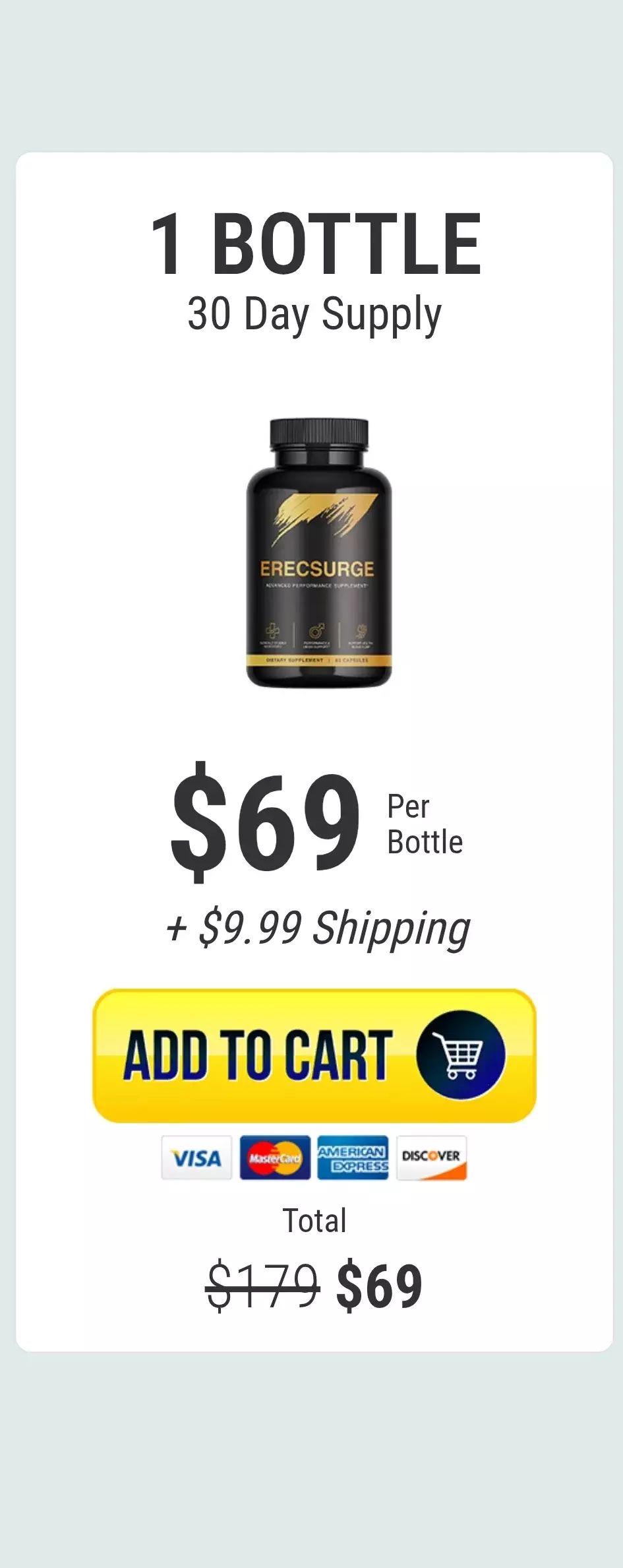 ErecSurge™ 1 bottle pricing